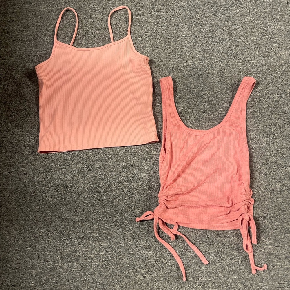 American Eagle Outfitters Coral Camisole Set